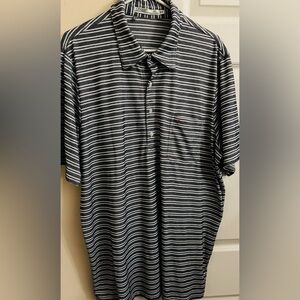 Criquet Striped Multicolor Men’s XXL Short Sleeve Polo Shirt